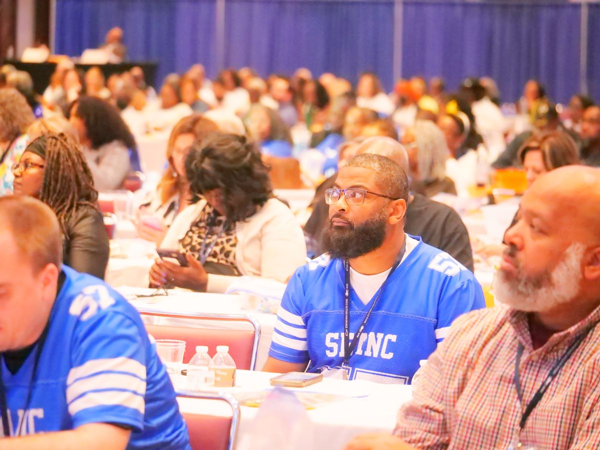 Members at the convention