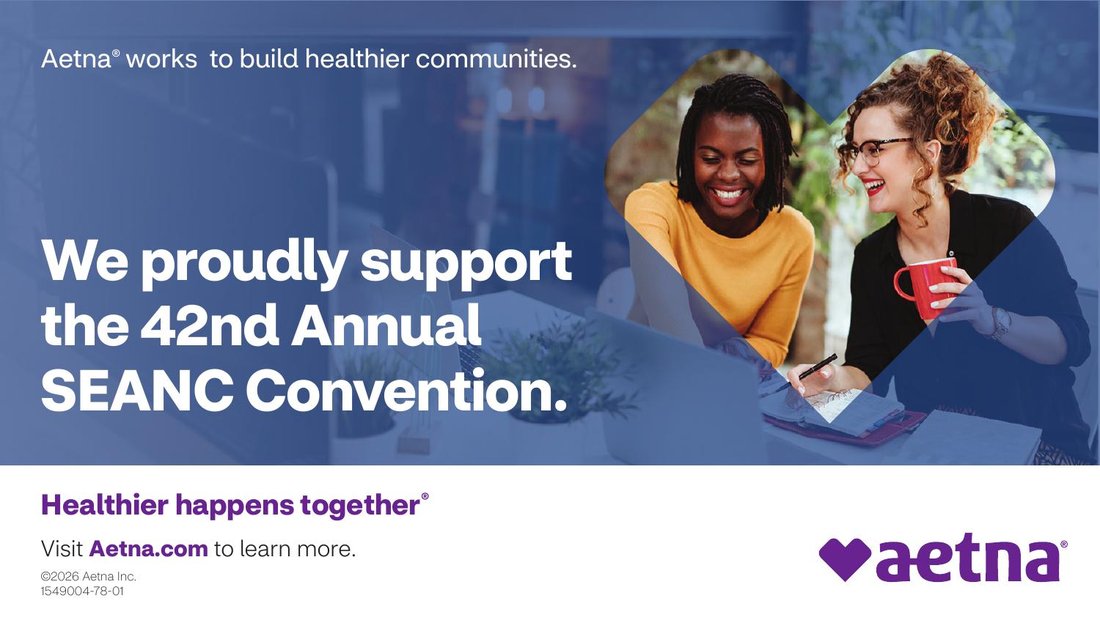 Aetna advertisement — We proudly support the 42nd Annual SEANC Convention